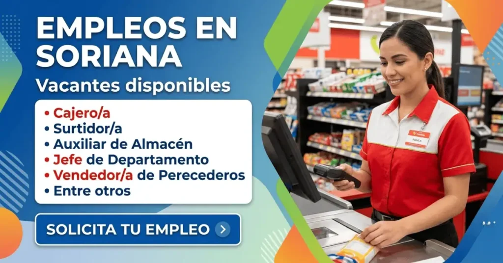 Soriana Empleos en México 2026: Convocatoria Abierta con Nuevas Vacantes y Oportunidades de Trabajo